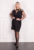Picture of PLUS SIZE DRESS WITH ZIP AND CHIFFON
